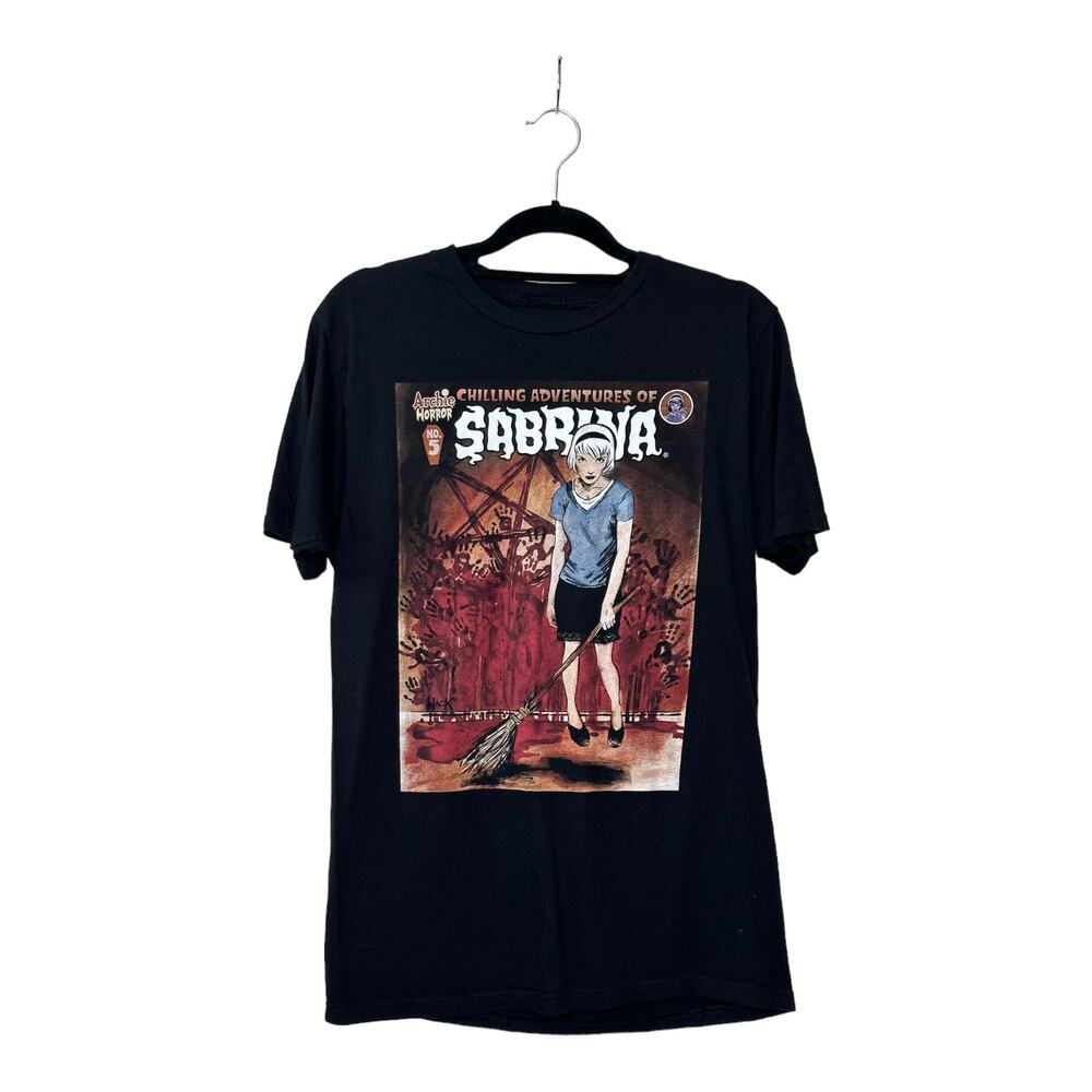 Archie Comics black graphic Sabrina horror short sleeves tee size M - Picture 5 of 5